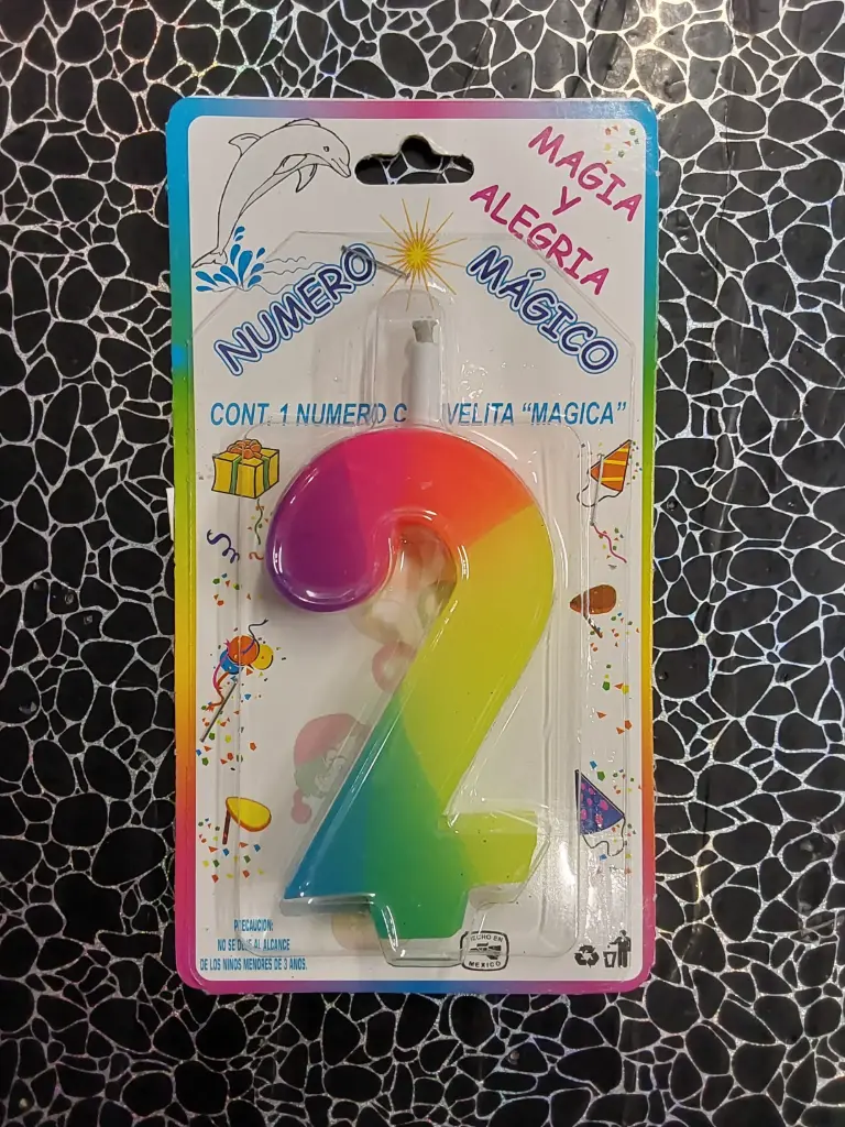 Vela de número #2