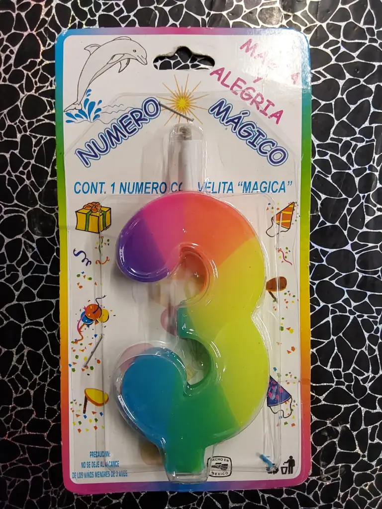 Vela de número #3
