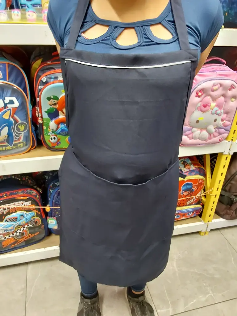 Mandil taquero largo con bolsas