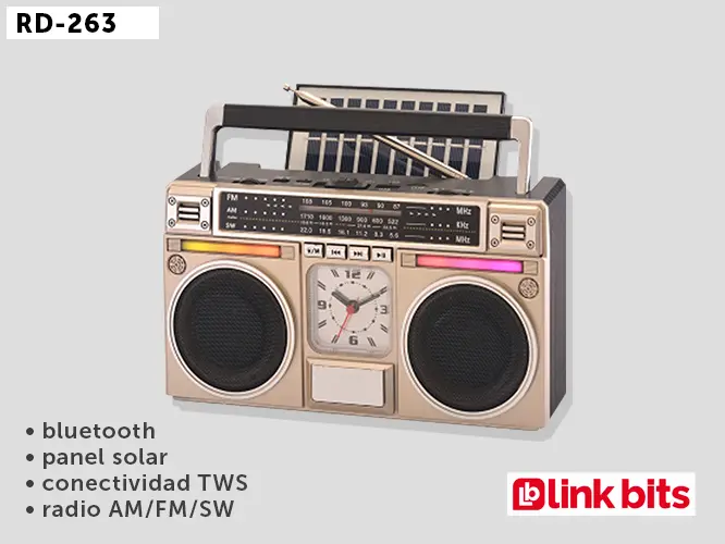 Bocina 3 bandas de radio AM/FM/SW