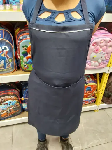 [ML04] Mandil taquero largo con bolsas